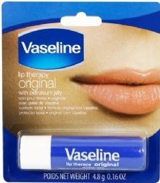 24 Wholesale Vaseline Lip Therapy 0.16 Oz Original