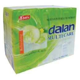 24 Wholesale Dalan Cucumber And Milk Soap 3pk 3.17 Each