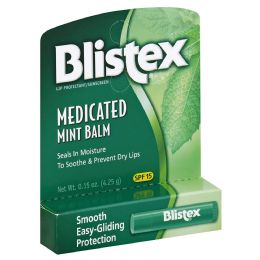 24 Pieces Blistex Lip Balm 0.15 Oz Green - Lip Gloss