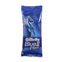 24 Pieces Gillette Blue Ii Plus 5ct Disp - Shaving Razors