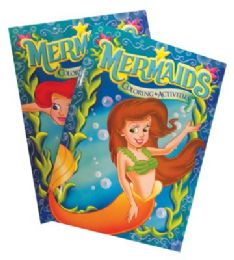 48 Wholesale Mermaids 80pg Color And Activity Book