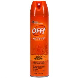 12 Wholesale Off 9 Oz Active Insect Repellent Aerosol