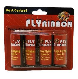 48 Wholesale Fly Ribbon 4pk Bugandfly Catcher