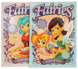 48 Wholesale Fairies 80page Color & Activit
