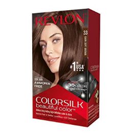 12 Wholesale Color Silk Hair Color 1 Pk #33 Soft Brown