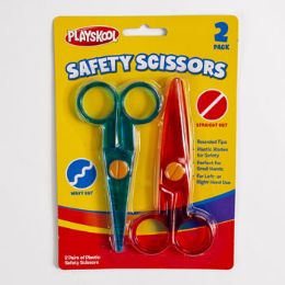 48 Wholesale Scissors 2pk Playskool