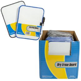36 Wholesale Dry Erase Board Magnetic 6 X 8 W/marker 2-Assorted Color Frame