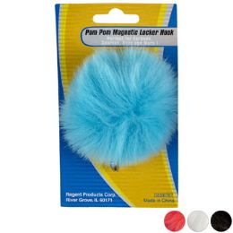 36 Pieces Pom Pom Locker Hook Magnetic4ast Colors Stat Tcd - Pom Poms and Feathers