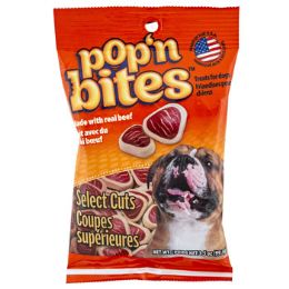 24 Bulk Dog Treats Popn Bites 3.5 oz