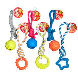 96 Wholesale Dog Toy Rope Chews Assortment