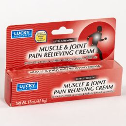 24 Wholesale Lucky Muscle And Joint Pain Relief 1.5oz Boxed