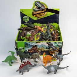 36 Wholesale Dinosaur Figures Plastic 12ast Ht/36pc Pdq Dump Display