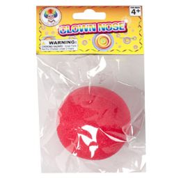 48 Wholesale Clown Nose Red Foam 2.5in Pbh