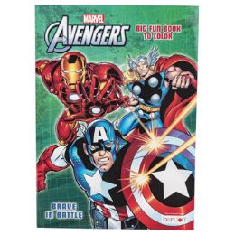 24 Wholesale Coloring Book Avengersin 24pc Display Box