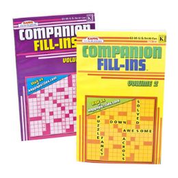 36 Wholesale Crossword Companion FilL-Inpocket Size 2asst Pdq Ppd
