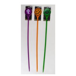 24 Wholesale Driveway Marker Halloween 33.5in W/pump/ghost/cat Face Reflector Hall Tcd/24pc Cut Carton