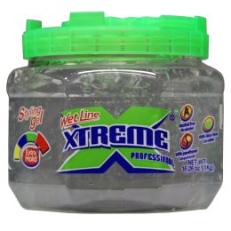 6 Wholesale Xtreme Pro Styling Gel 35.26 Oz Jumbo Clear Jar