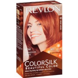 12 Wholesale Color Silk Hair Color 1 Pk #45 Bright Auburn