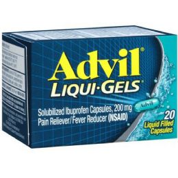 12 Bulk Advil Liqui Gel Caps 20 Count