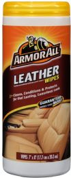 6 Wholesale Armor All Leather Wipes 20ct