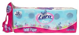 6 Wholesale Lara Care Toilet Paper 10ct 2p