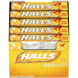 20 Wholesale Halls 9 Pcs Honey Lemon