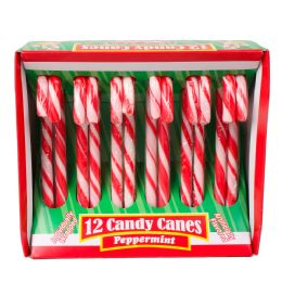 36 Wholesale Candy Cane Peppermint 12ct