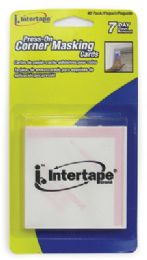48 Wholesale Press On Corner Masking Tape 2.75 X 2.75 Inch
