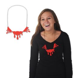 12 Wholesale Dripping Blood Necklace