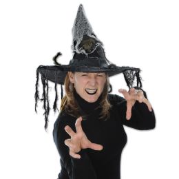 12 Pieces Witch Hat w/Rat - Party Hats & Tiara