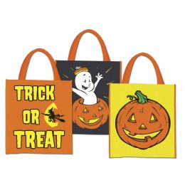 12 Pieces Halloween Treat Bags - Hanging Decorations & Cut Out