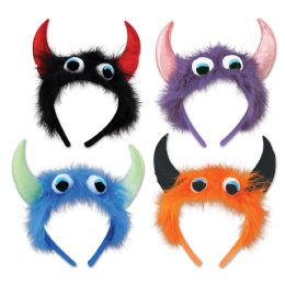 12 Pieces Monster Headbands - Party Novelties