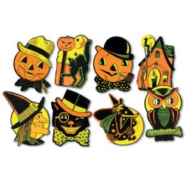 24 Pieces Halloween Cutouts - Hanging Decorations & Cut Out