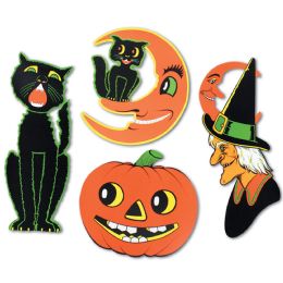 12 Pieces Halloween Cutouts - Hanging Decorations & Cut Out
