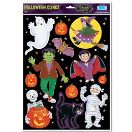 12 Wholesale Halloween Character Clings