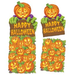 12 Pieces Jumbo Pumpkin Patch Cutouts - Hanging Decorations & Cut Out