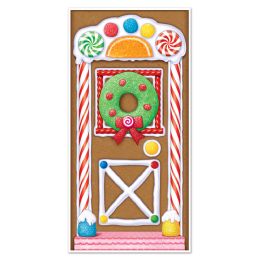 12 Pieces Gingerbread House Door Cover - Photo Prop Accessories & Door Cover