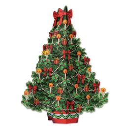 12 Wholesale 3-D Christmas Tree Centerpiece Assembly Required