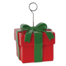 6 Wholesale Christmas Gift Box Photo/Balloon Holder