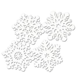12 Pieces Pkgd Snowflake Cutouts - Hanging Decorations & Cut Out