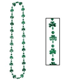12 Pieces Shamrock Beads - Party Necklaces & Bracelets