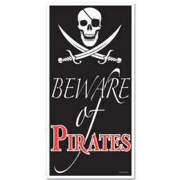 12 Wholesale Beware Of Pirates Door Cover