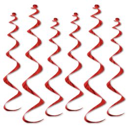 6 Pieces Twirly Whirlys - Streamers & Confetti