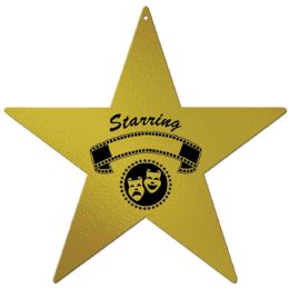 24 Pieces Foil Awards Night Star - Hanging Decorations & Cut Out