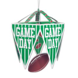 12 Pieces Game Day Pennant Chandelier - Hanging Decorations & Cut Out