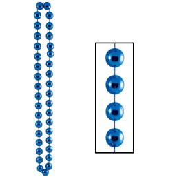12 Wholesale Jumbo Party Beads Blue