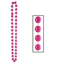 12 Wholesale Jumbo Party Beads Pearl Pink