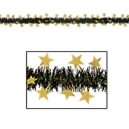12 Pieces Metallic Star Garland - Streamers & Confetti