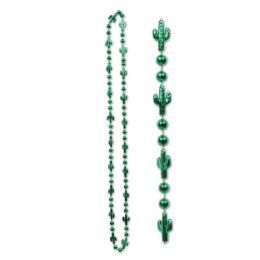 12 Pieces Cactus Beads - Party Necklaces & Bracelets