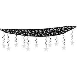 6 Pieces The Stars Are Out Ceiling Decor - Hanging Decorations & Cut Out